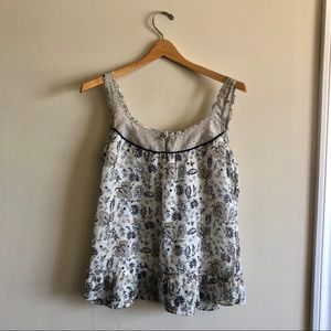 Abercrombie tank top floral print